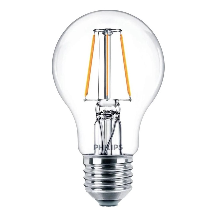 LED filamentu spuldze Philips E27/4,3W/230V 4000K