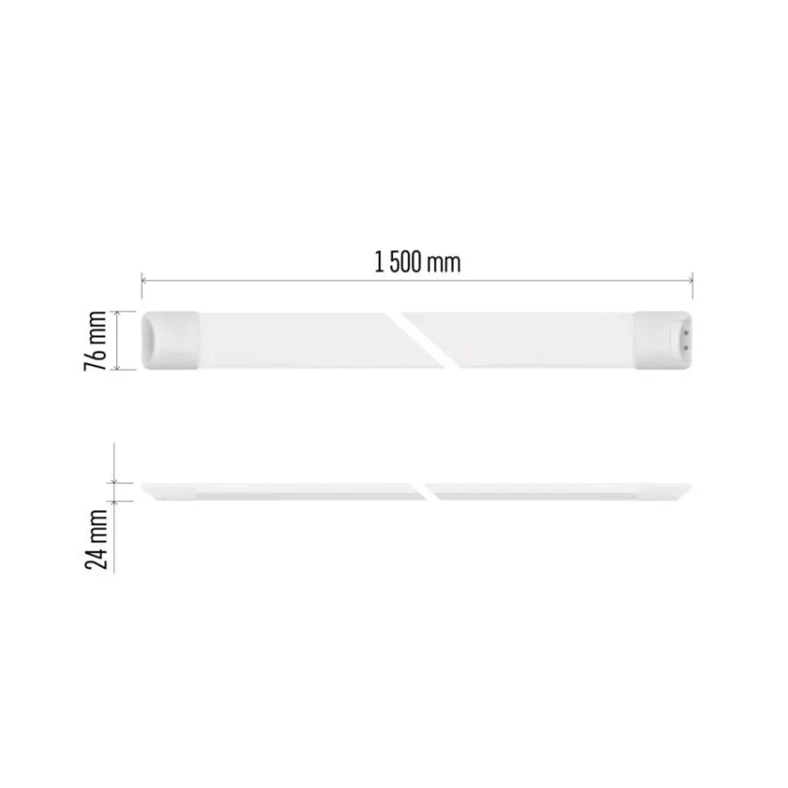 LED fluorescējošais gaismeklis MINO LED/50W/230V 4000K 150 cm