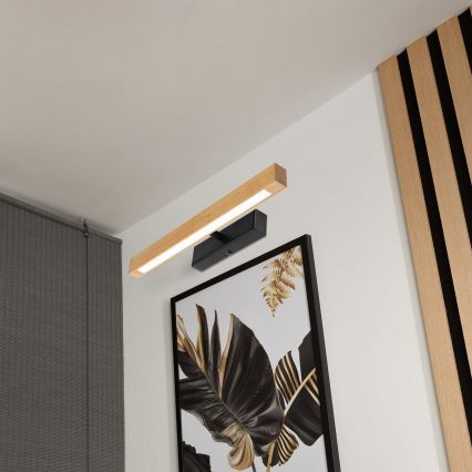 LED gaismeklis gleznām VERDE LED/5,5W/230V 3000K 46 cm ozols/melns