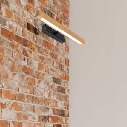 LED gaismeklis gleznām VERDE LED/5,5W/230V 3000K 46 cm ozols/melns