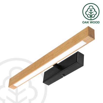 LED gaismeklis gleznām VERDE LED/5,5W/230V 3000K 46 cm ozols/melns