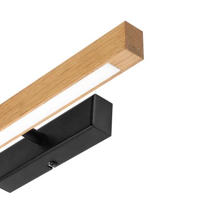 LED gaismeklis gleznām VERDE LED/5,5W/230V 3000K 46 cm ozols/melns