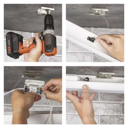 LED gaismeklis zem skapja LED/20W/230V 4000K 60 cm