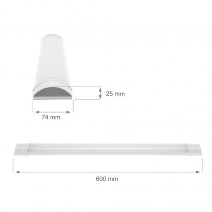 LED gaismeklis zem skapja VIGA LED/14W/230V 6000K balts