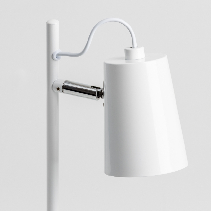 LED galda lampa 1xE14/4,9W/230V balta