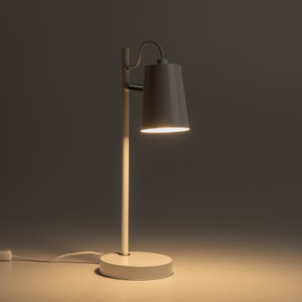 LED galda lampa 1xE14/4,9W/230V balta