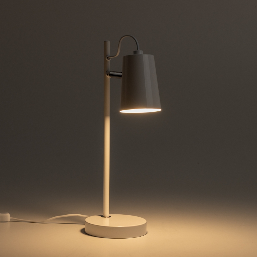 LED galda lampa 1xE14/4,9W/230V balta