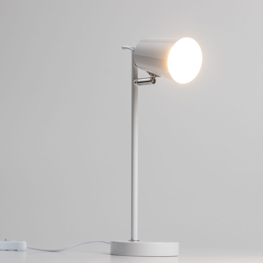 LED galda lampa 1xE14/4,9W/230V balta