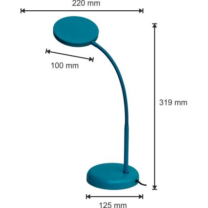 LED galda lampa ANITA LED/6W/230V