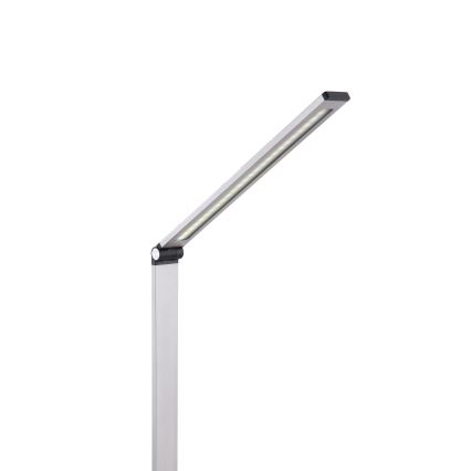 LED Galda lampa ar bezvadu lādētāju LED/10W/230V 3000/4000/4500/5000/6000K matēts hroms