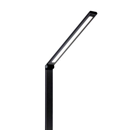 LED Galda lampa ar bezvadu lādētāju LED/10W/230V 3000/4000/4500/5000/6000K melna