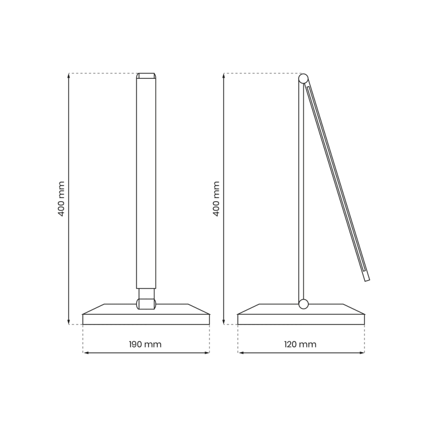 LED Galda lampa ar bezvadu uzlādi VARIO LED/5W/230V 3000-6000K balta