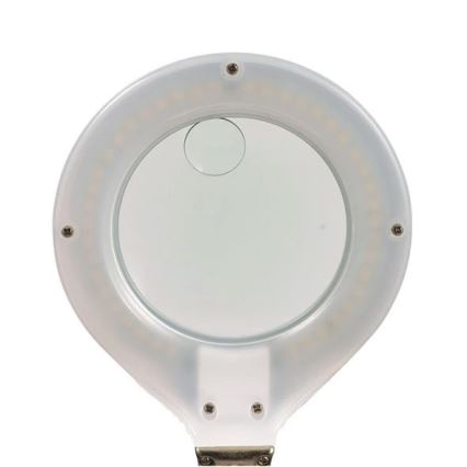 LED Galda lampa ar palielināmo stiklu LED/6,5W/230V balta