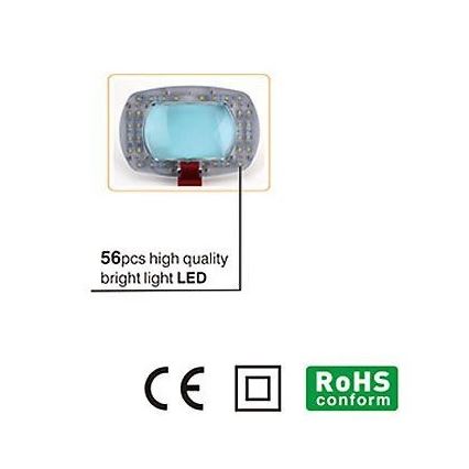 LED Galda lampa ar palielināmo stiklu LED/7W/230V 6500K balta