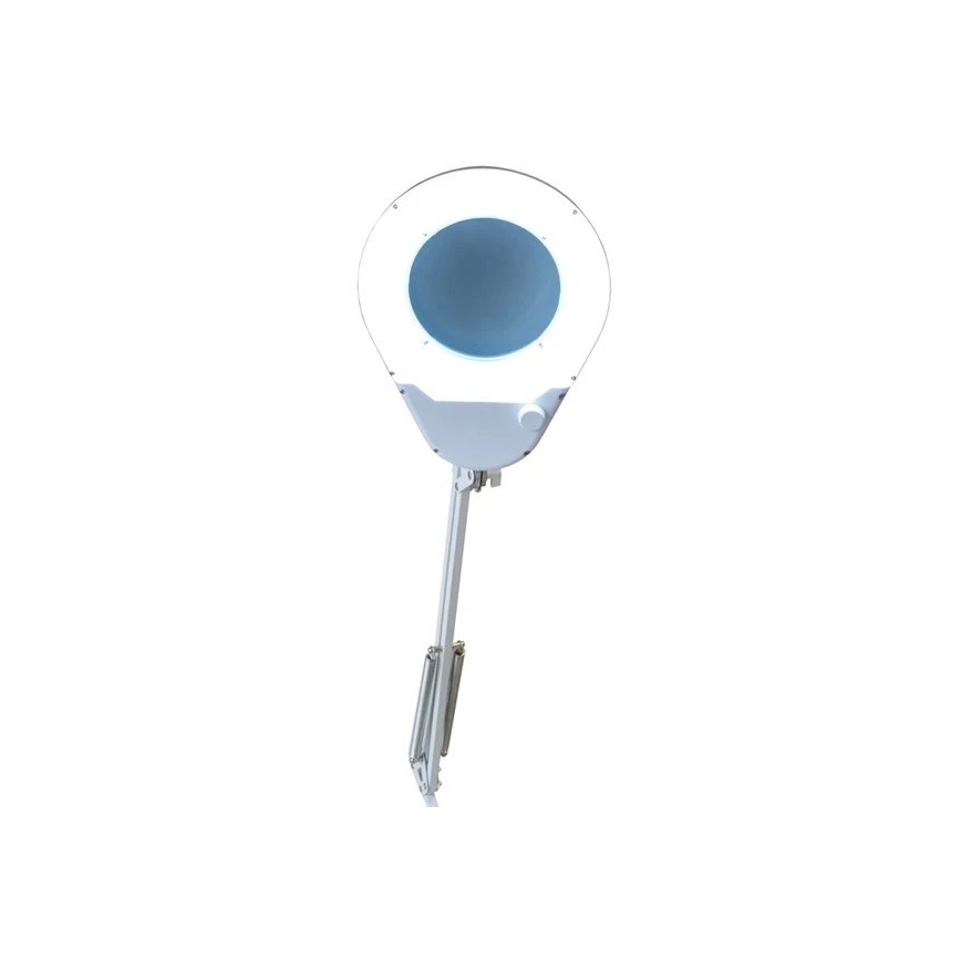 LED Galda lampa ar palielināmo stiklu LED/9W/230V balta/spīdīgi hromēts