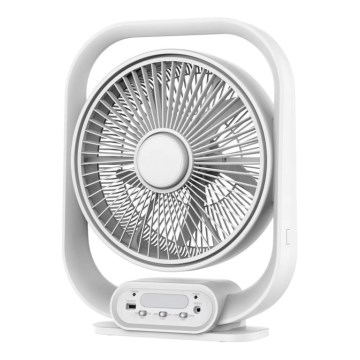 LED galda lampa ar ventilatoru LED/2W/230V balta