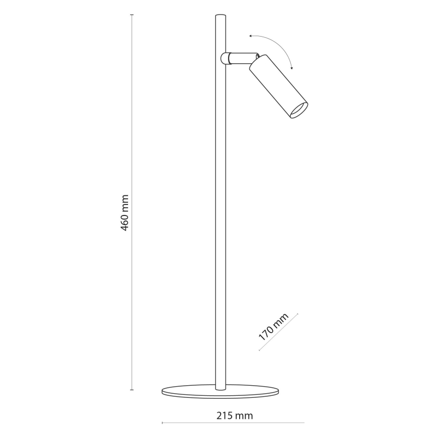 LED Galda lampa LAGOS 1xG9/6W/230V 4000K balta