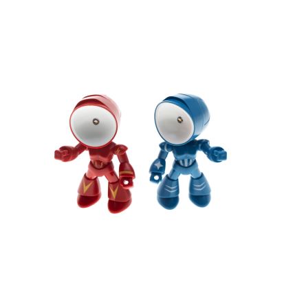 LED galda lampa LED/0,06W/3xLR41 robots sarkana