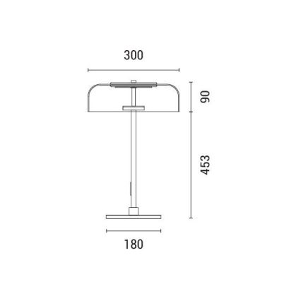 LED Galda lampa LED/8W/230V 3000K