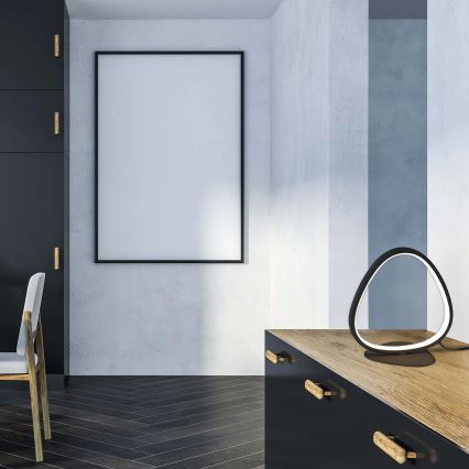 LED galda lampa PETRA LED/12W/230V 4000K melna