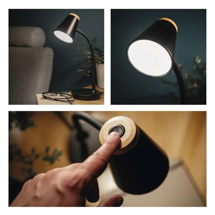 LED galda lampa TARA LED/4,5W/230V 4000K melna