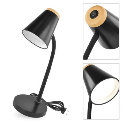 LED galda lampa TARA LED/4,5W/230V 4000K melna