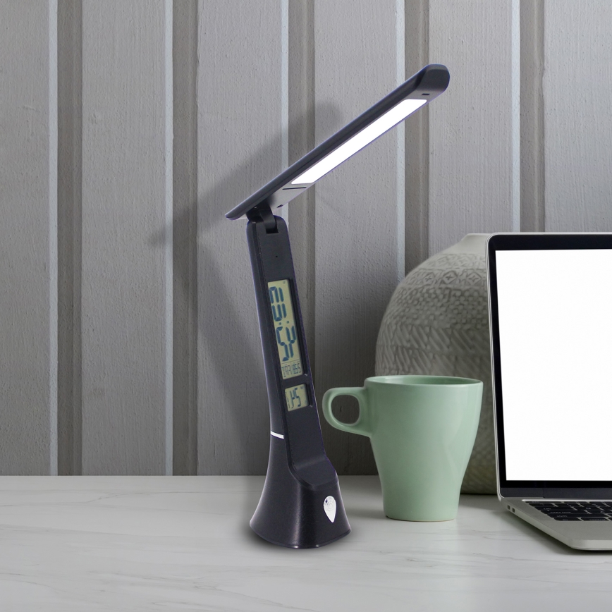 LED Galda lampa TORI LED/5W/5V melna