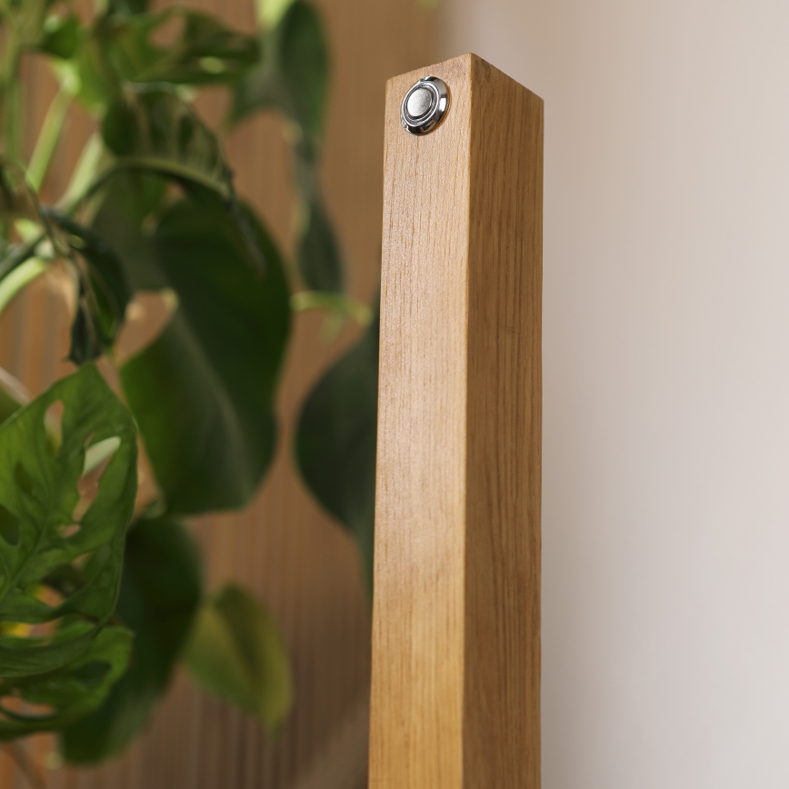 LED galda lampa VERDE LED/10W/230V 3000K ozols/melns