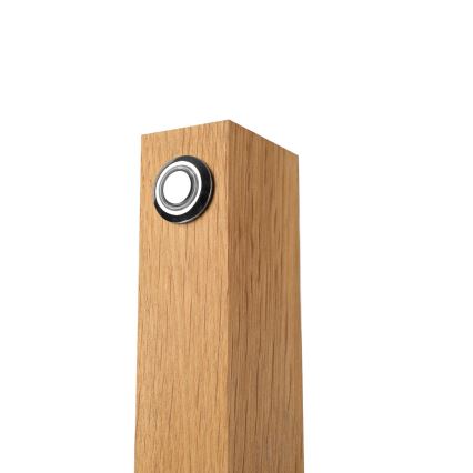 LED galda lampa VERDE LED/10W/230V 3000K ozols/melns