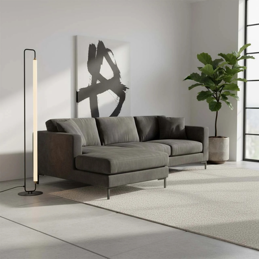 LED grīdas lampa FELICJA LED/24W/230V 4000K melna