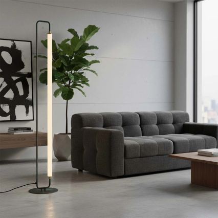 LED grīdas lampa FELICJA LED/24W/230V 4000K melna