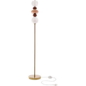 LED grīdas lampa FLORES LED/15W/230V zeltaina/oranža/brūna