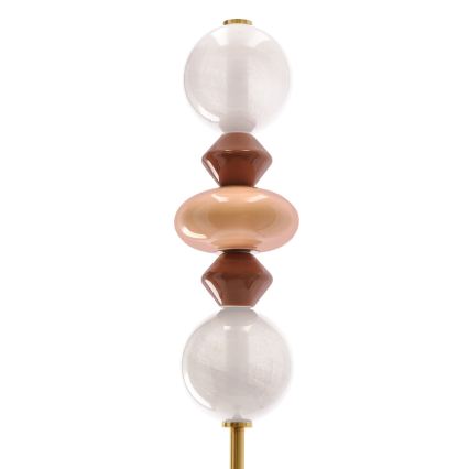 LED grīdas lampa FLORES LED/15W/230V zeltaina/oranža/brūna