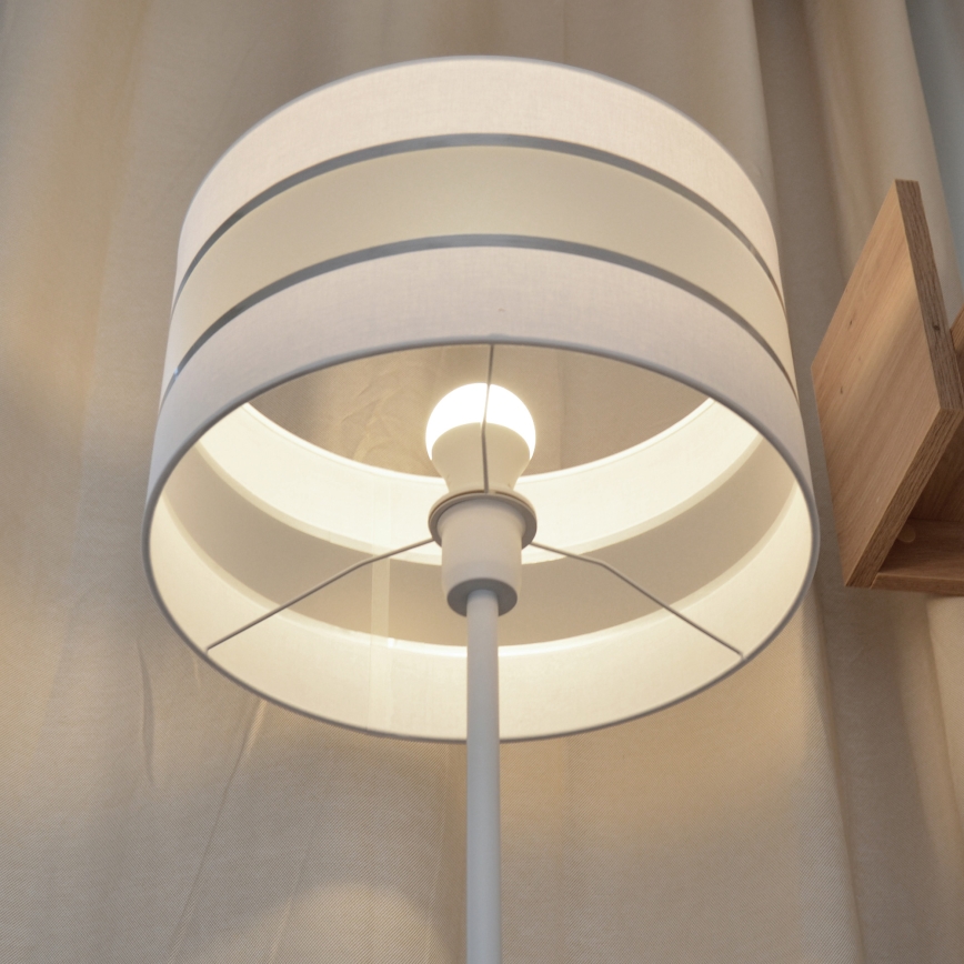 LED Grīdas lampa HELEN 1xE27/15W/230V balta