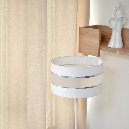 LED Grīdas lampa HELEN 1xE27/15W/230V balta