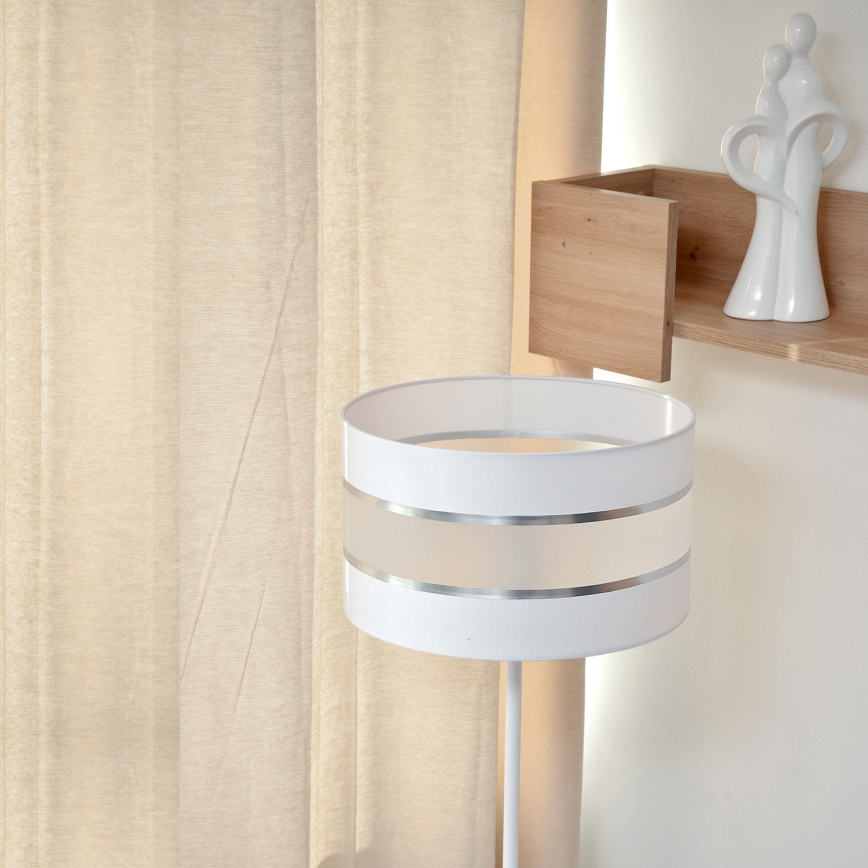 LED Grīdas lampa HELEN 1xE27/15W/230V balta
