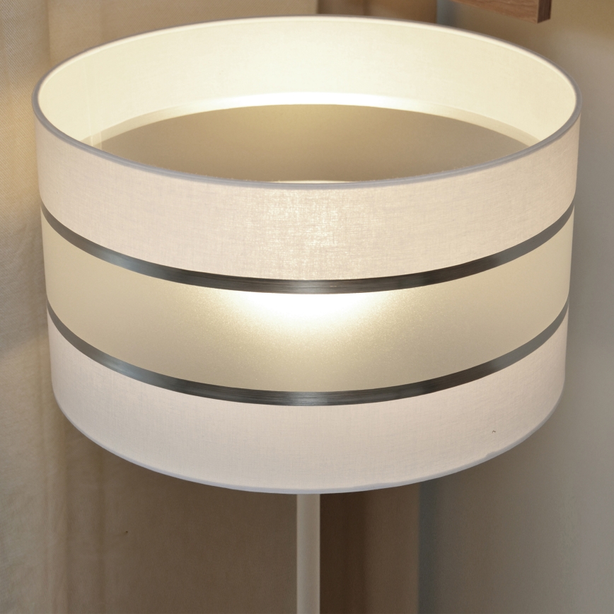 LED Grīdas lampa HELEN 1xE27/15W/230V balta