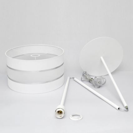 LED Grīdas lampa HELEN 1xE27/15W/230V balta