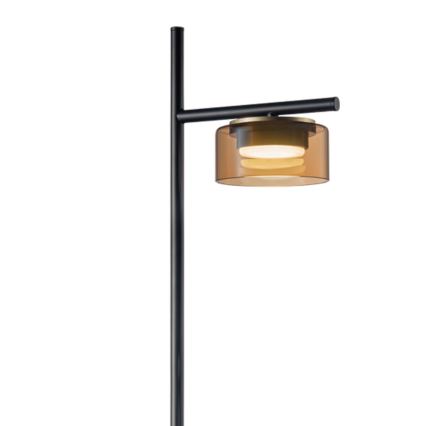 LED grīdas lampa OFELIA 1xGX53/6W/230V melna/bēša