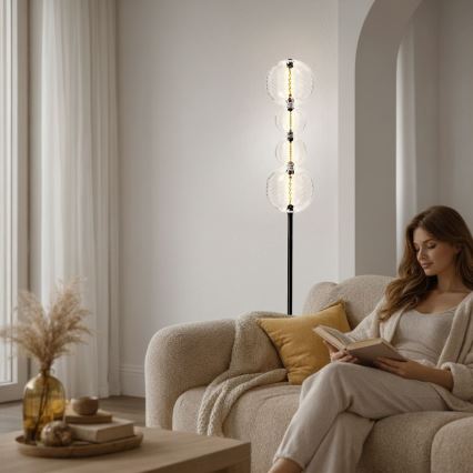 LED grīdas lampa PLAYA LED/15W/230V melna
