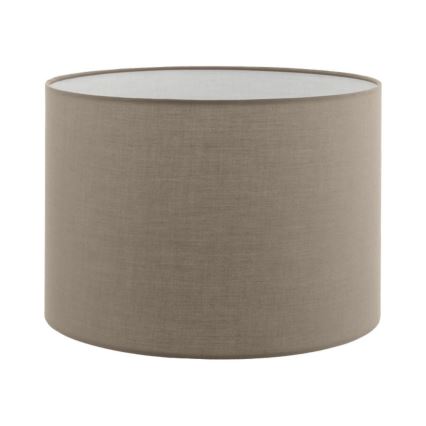 LED grīdas lampa TUNJA, 1x E27 / 20 W / 230 V, Ø 30 cm, matēts hroms/taupe