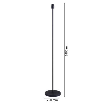 LED grīdas lampa TUNJA 1xE27/20W/230V Ø 30 cm melna/balta