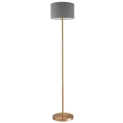 LED grīdas lampa TUNJA 1xE27/20W/230V Ø 30 cm zelta/pelēka