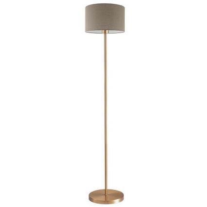 LED grīdas lampa TUNJA 1xE27/20W/230V Ø 30 cm zelta/taupe