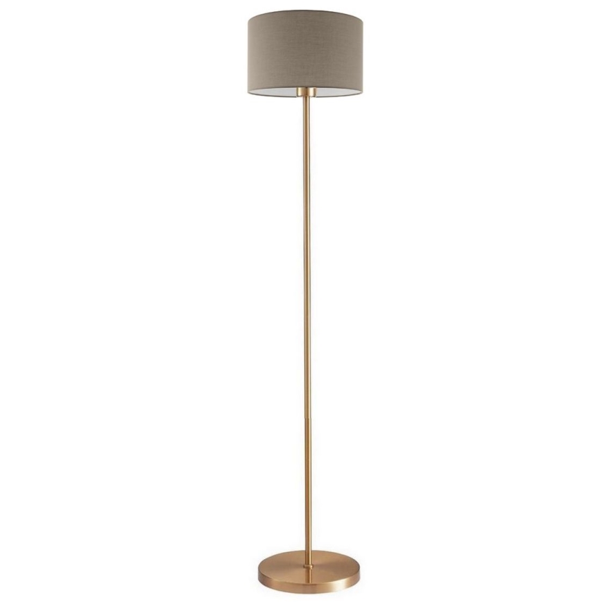 LED grīdas lampa TUNJA 1xE27/20W/230V Ø 30 cm zelta/taupe