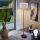 LED grīdas lampa TUNJA 1xE27/20W/230V Ø 38 cm melna/balta