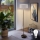 LED grīdas lampa TUNJA 1xE27/20W/230V Ø 38 cm melna/balta