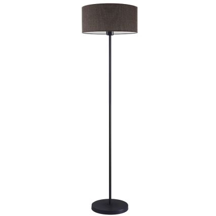 LED grīdas lampa TUNJA 1xE27/20W/230V Ø 38 cm melna/brūna