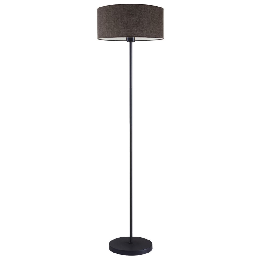 LED grīdas lampa TUNJA 1xE27/20W/230V Ø 38 cm melna/brūna