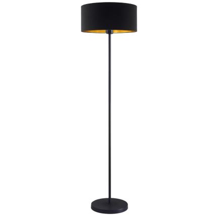 LED grīdas lampa TUNJA 1xE27/20W/230V Ø 38 cm melna